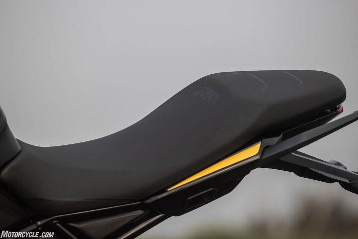 Comfy digs are part and parcel for the TS800. Low and comfort accessory seats are available.