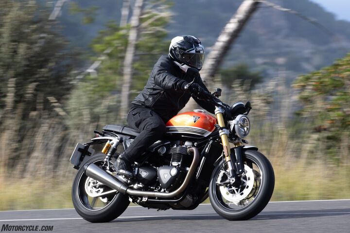 The RS is available in Baja Orange (pictured above) and Sapphire Black while the standard model can be had in Aluminum Silver (which trades the dare I say garish “1200” on the tank for a slightly smaller version), Crystal White, and Carnival Red.